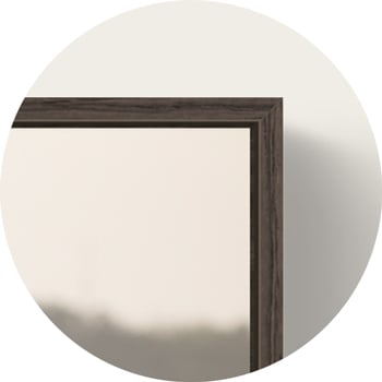 Chocolate Oak Schattenfugenrahmen