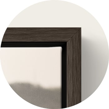 Chocolate Oak Schattenfugenrahmen