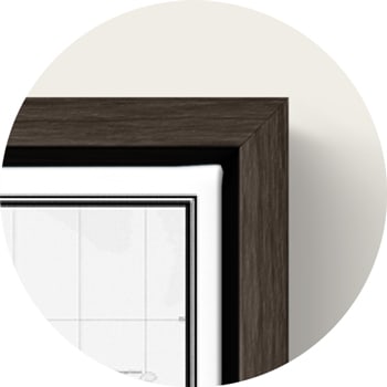 Chocolate Oak Schattenfugenrahmen