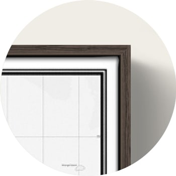 Chocolate Oak Schattenfugenrahmen