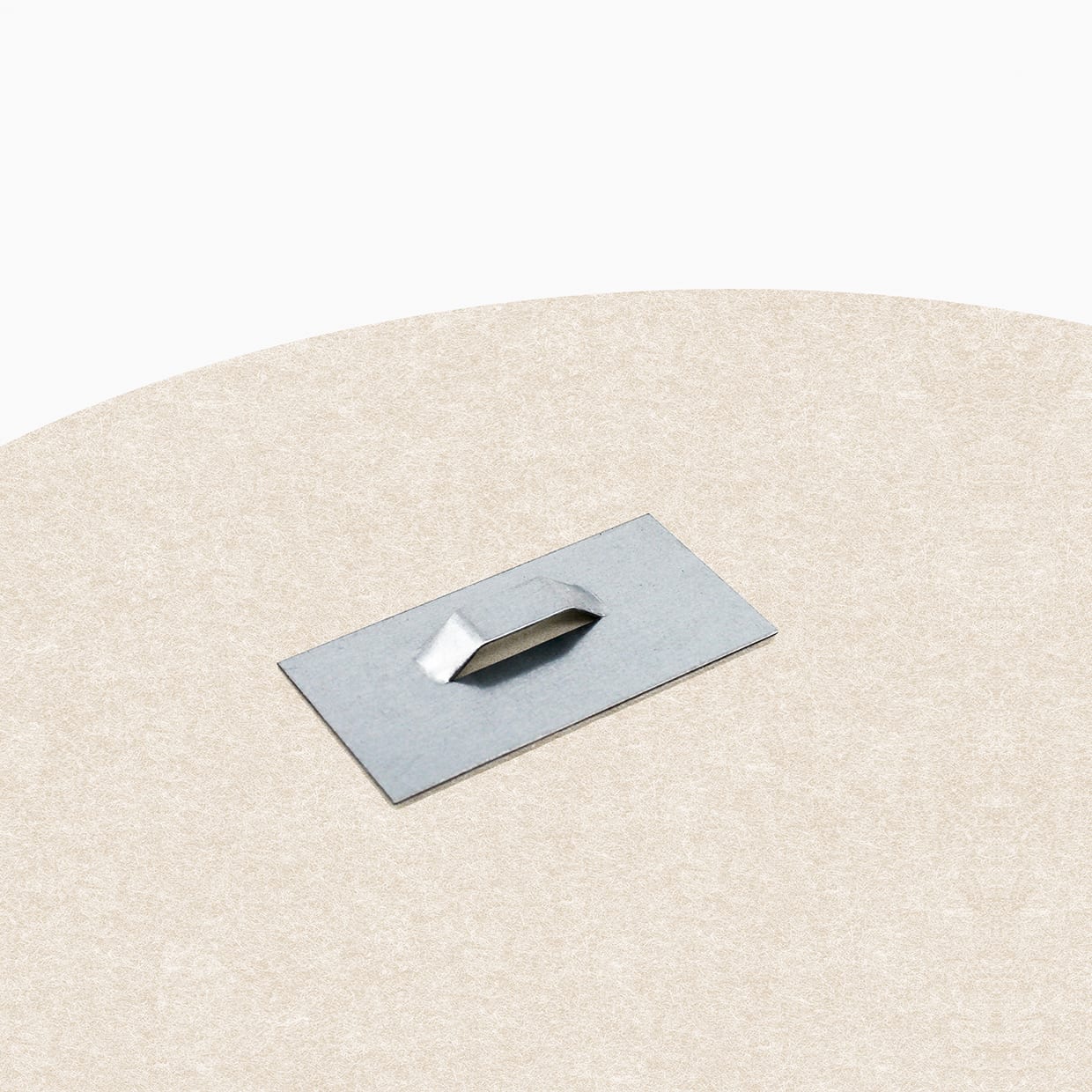 Aufhängesystem montiert auf einer Water Chestnut Filzkunst Rund