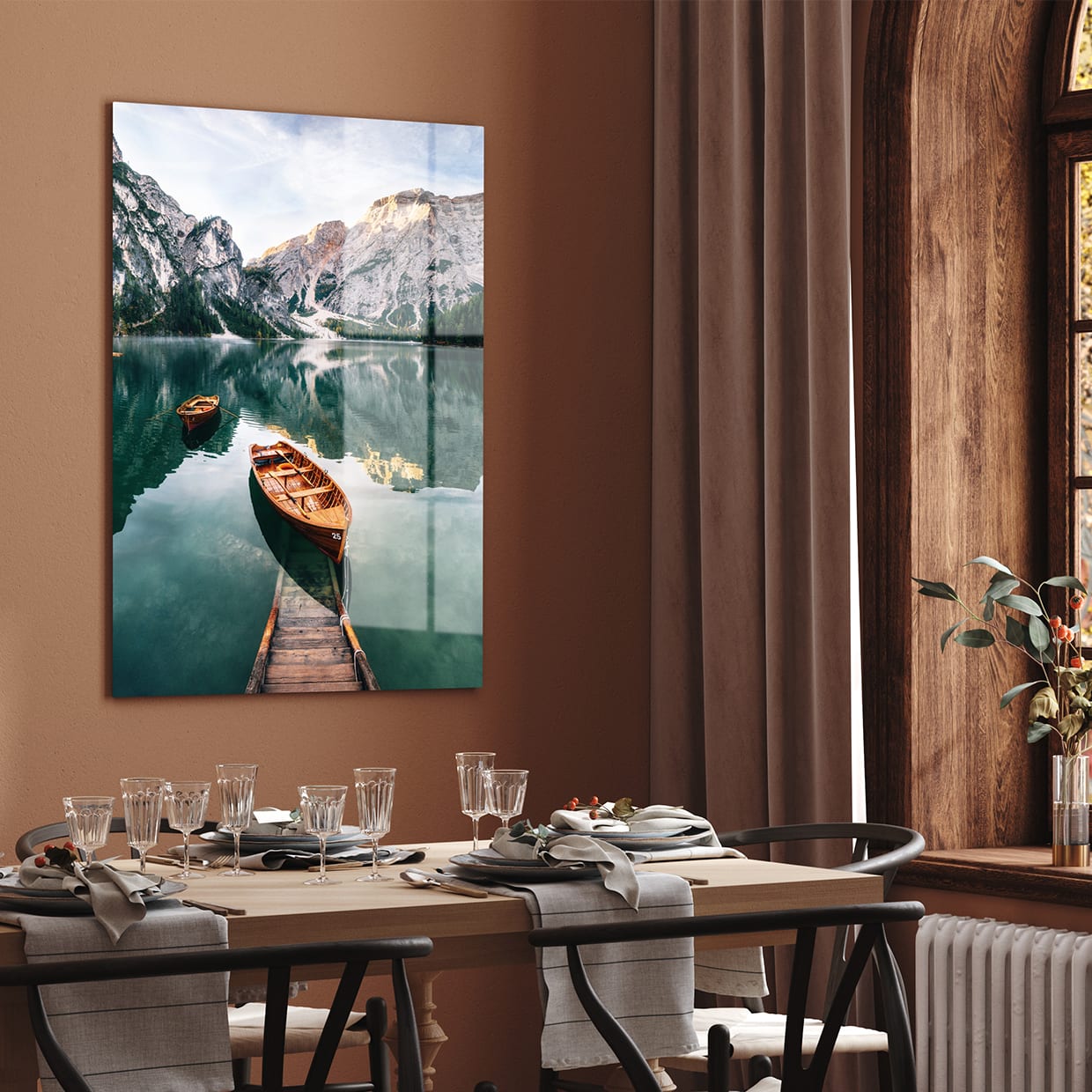 Foto auf hochglänzend material